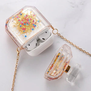 GLITTER BOTTLE AIRPOD CASE