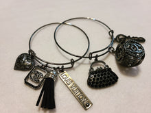 Load image into Gallery viewer, BLACK CHARM BRACELETS
